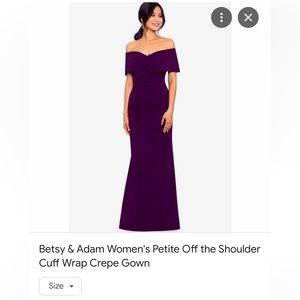 Mother of Bride/Groom dress. Worn once rich Mulberry color